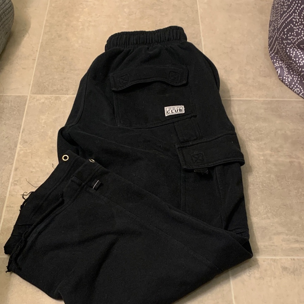 Black Cargo Pants